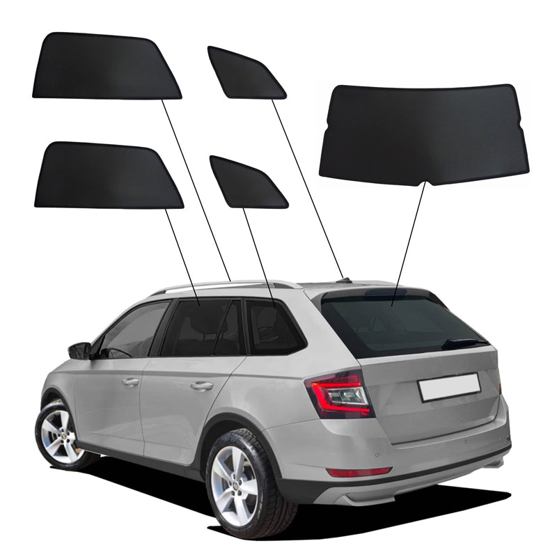 SunClip Privacy & Sun protection suitable for Skoda Fabia III (NJ5) Kombi 2014-2022