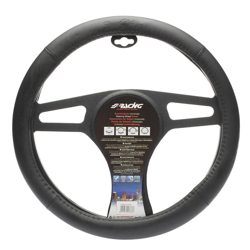 Simoni Racing, Premium Ratbetræk - Sort Ecoleather - 37-39cm