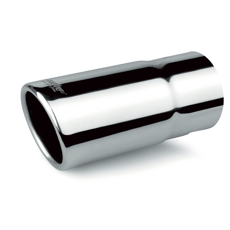 Simoni Racing, Rørhale, Round/Slanting Inox - Ø63xL140mm - Installation ->58mm