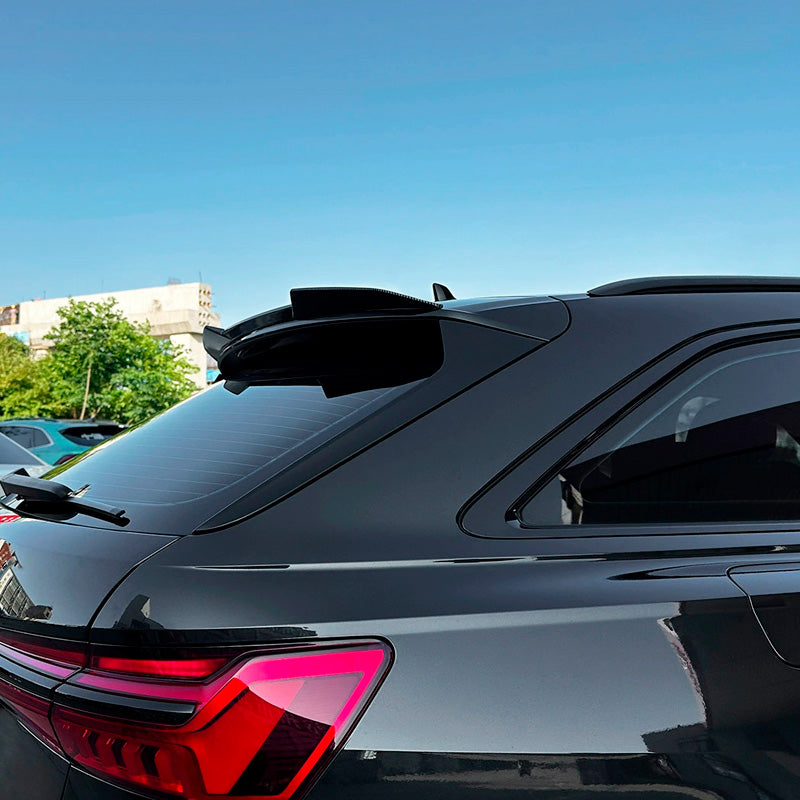 AutoStyle, Tagspoiler (Spoiler Cap) til Audi A6 (C8) Avant S-Line/S6 2018-2024, Glossy Sort