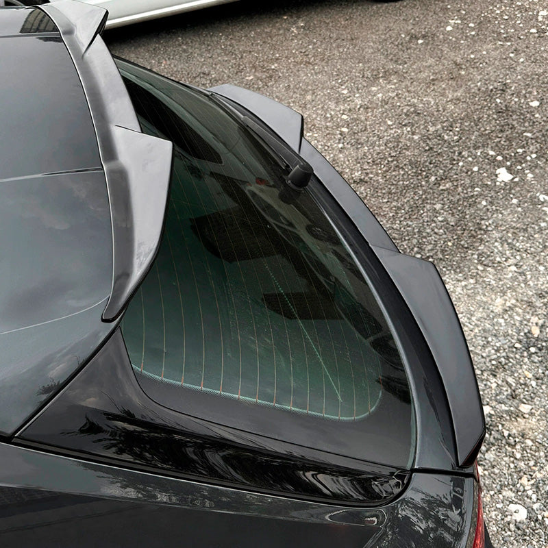 AutoStyle, Bagspoiler Midt, ABS Glossy Black, Audi A4 (B9) Avant 2019-2024