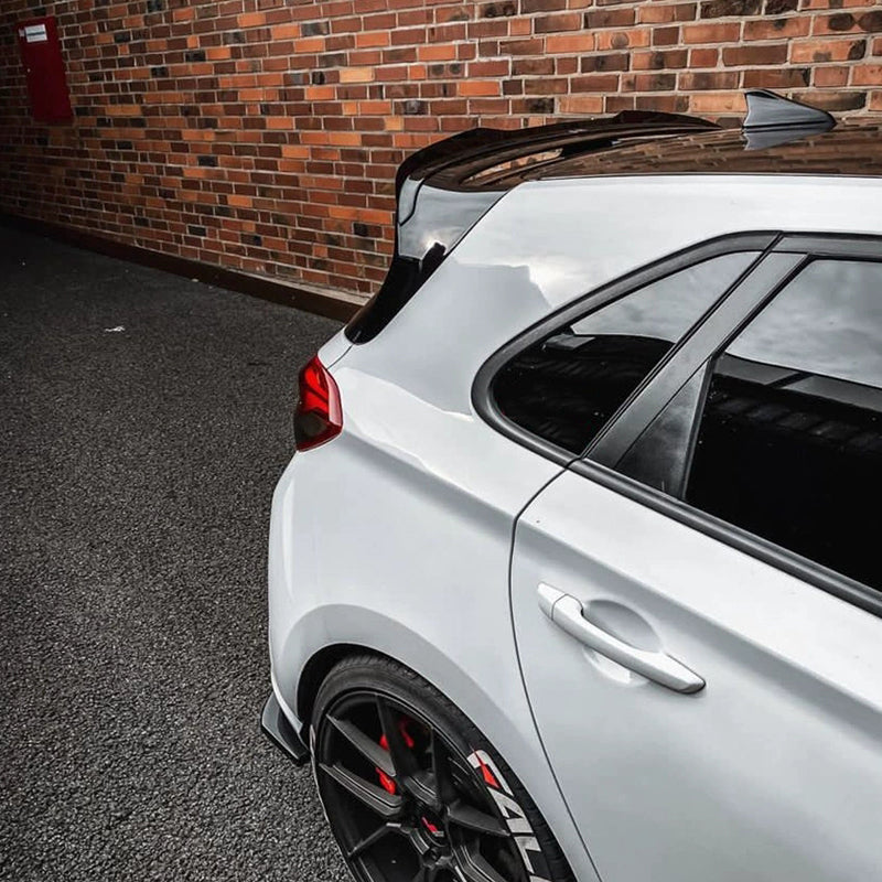 AutoStyle, Tagspoiler, ABS Blank Sort, passer til Hyundai i30N (PDE) (2017-)