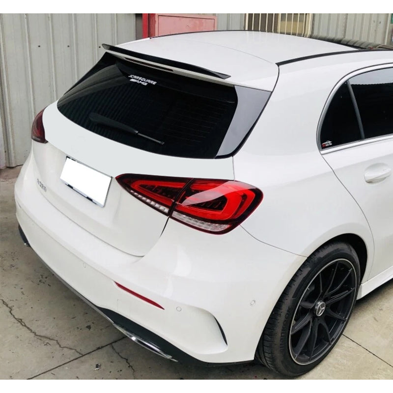 AutoStyle Roof spoiler (Spoiler Cap) suitable for Mercedes A-Class W177 2018- (ABS Glossy Black)