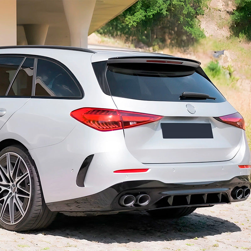AutoStyle, Tagspoiler (Spoiler Cap) til Mercedes C-Class W206 Kombi 2021- ABS Sort
