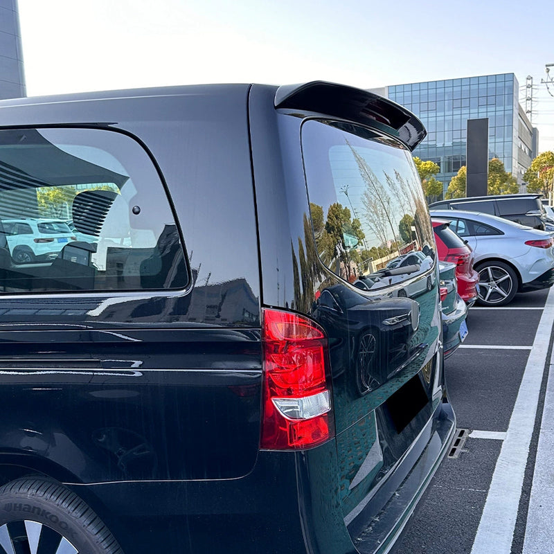 AutoStyle, Tagspoiler, Blank sort, passer til Mercedes V-Class W447 (2014-) & EQV (2020-)