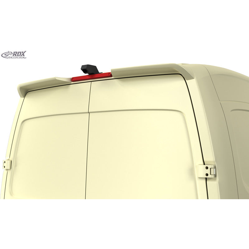 RDX Racedesign Roof spoiler suitable for Renault Master IV / Nissan Interstar 2024- (H2) (with 2 barn doors) (PU)