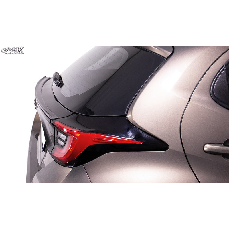 RDX Racedesign, Trunk spoiler lip, passer til Toyota Yaris 2020- (ABS)