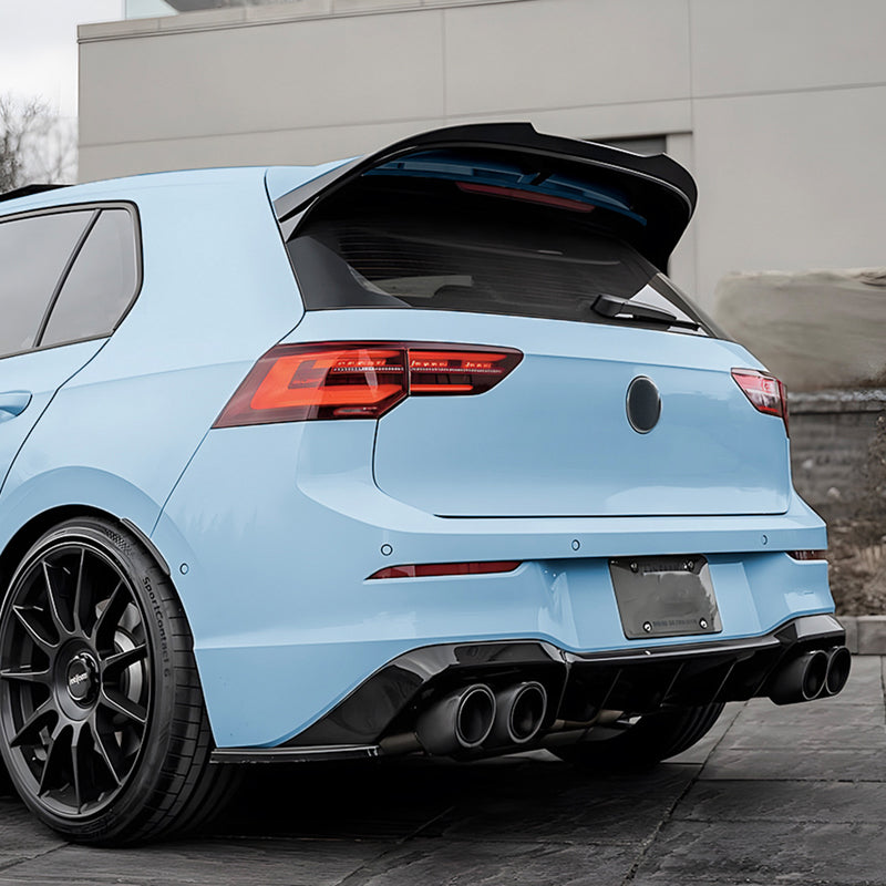 AutoStyle, Tagspoiler (Spoiler Cap) - Passer til Volkswagen Golf VIII HB 3/5-dørs - Glans Sort